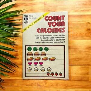 VINTAGE 1978 Count Your Calories Dell Purse Book - Dieting Guide - Retro / 1970s
